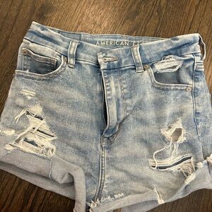 Jean shorts! Stretchy and adjusting to your ideal fit!